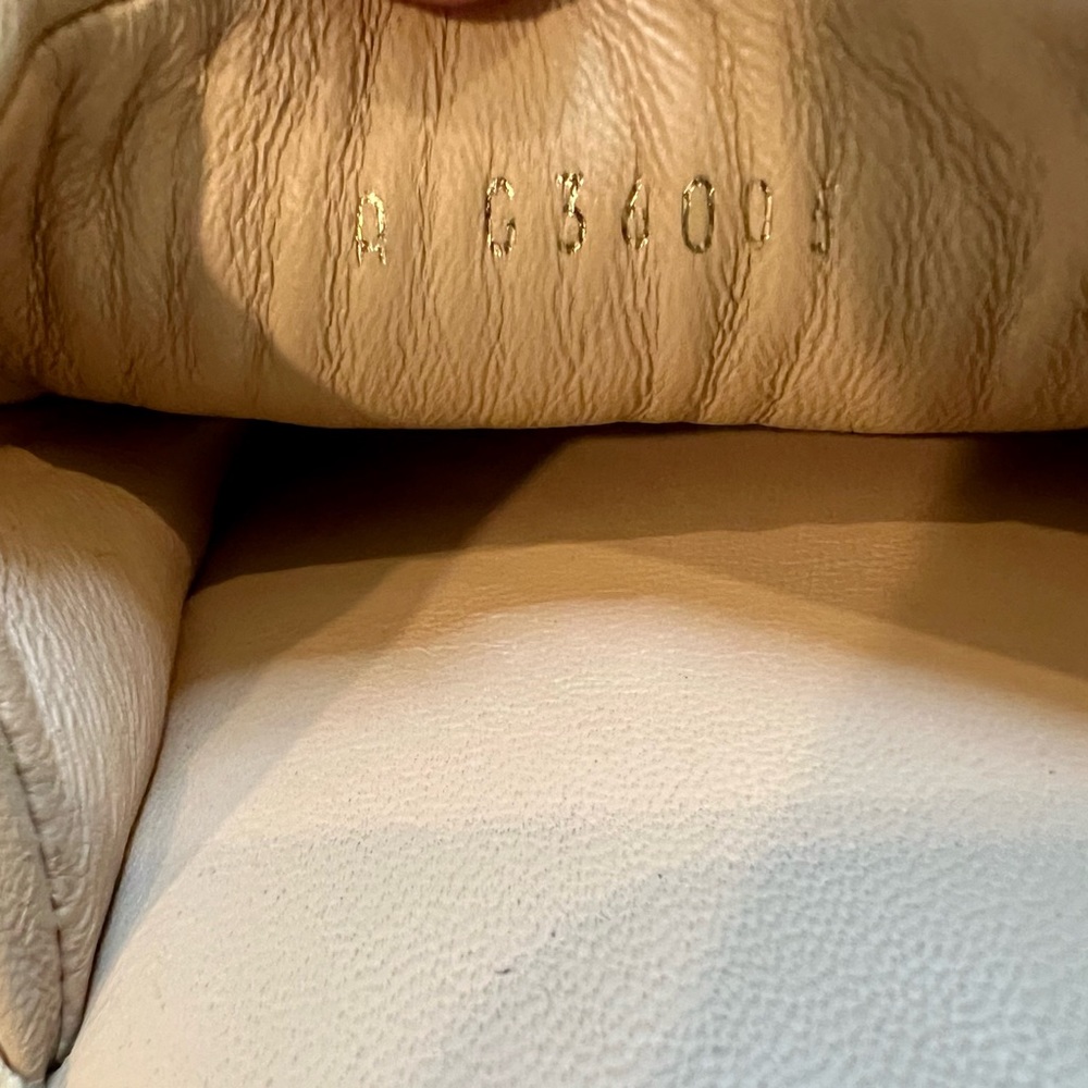 Chanel 20P Beige Pearl Chain Slipper CC Logo Slip On Mule Flats - Picture 8 of 10